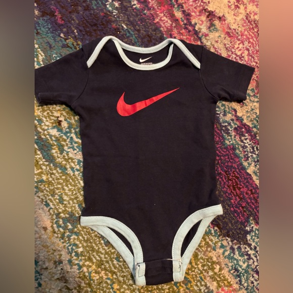 ⭐️5/$25 Navy Blue Nike Bodysuit - Picture 1 of 2